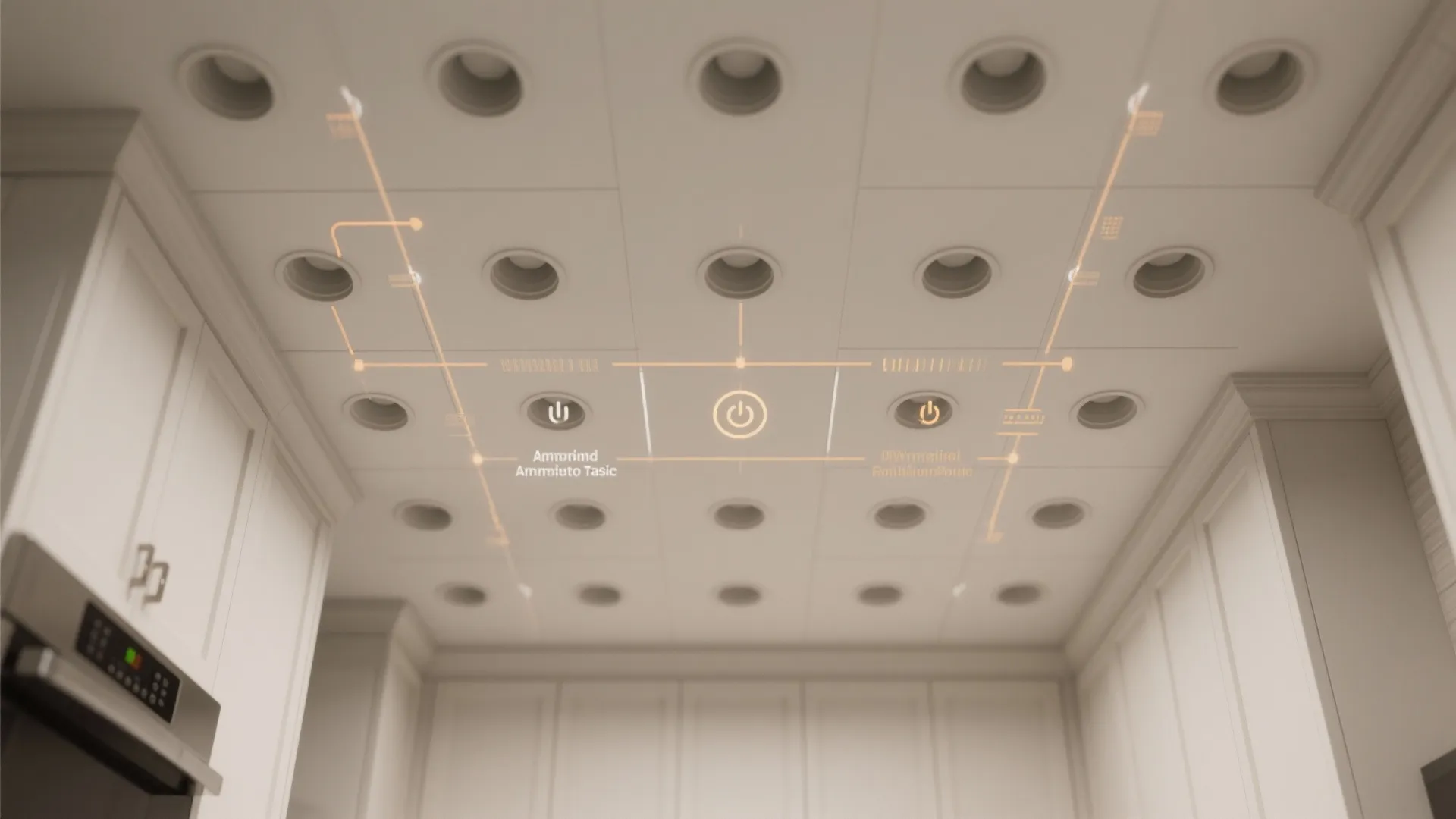 1. Layered recessed lighting with dimmable circuits