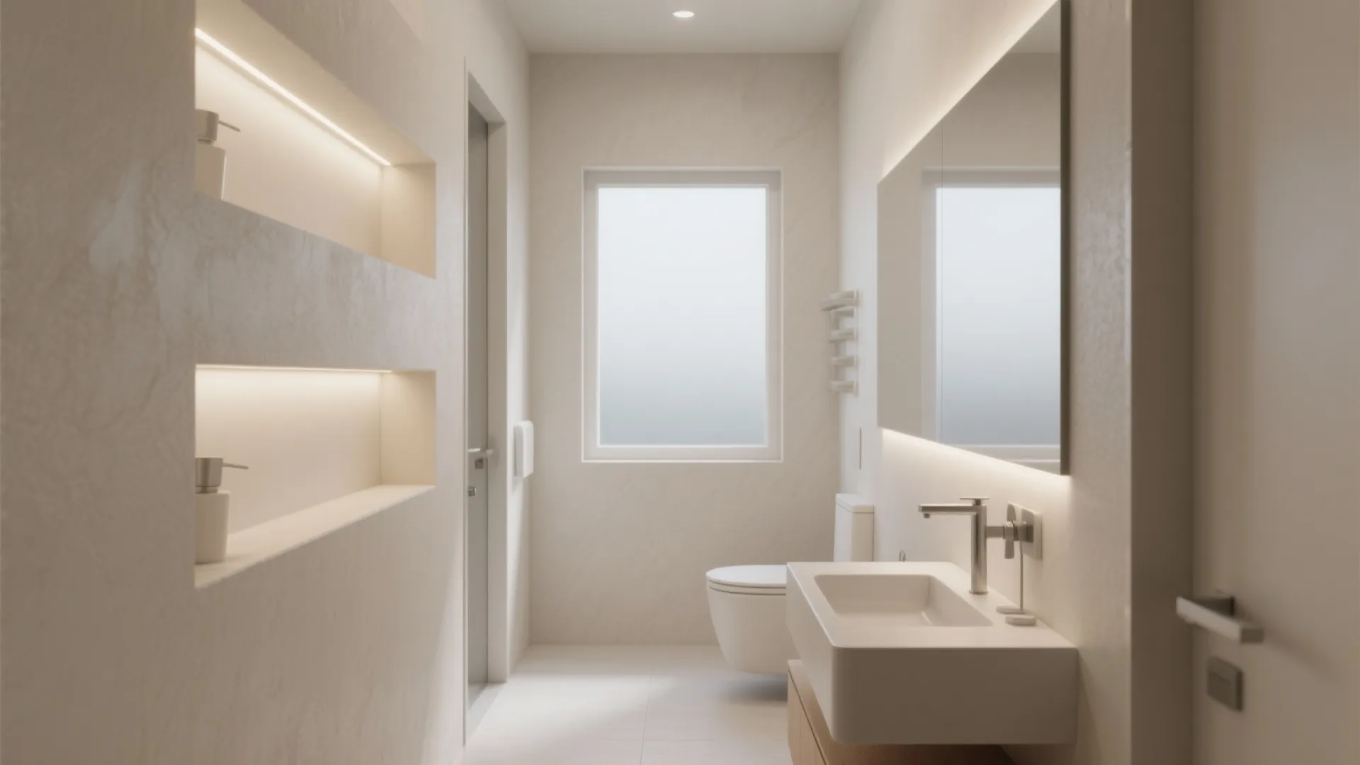 3. Recessed-in-wall LED Fixtures