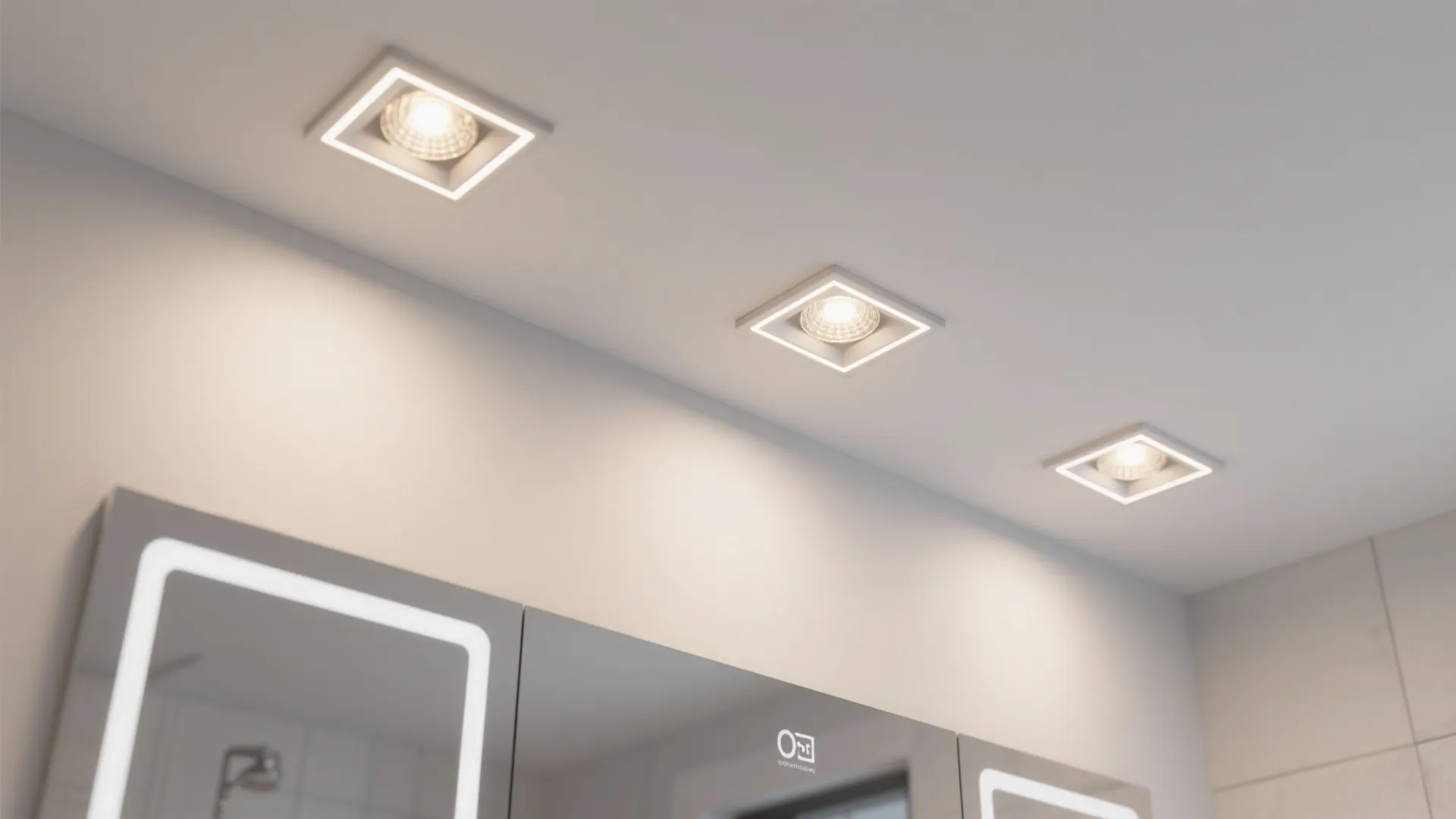 1. Recessed LED with Dimmer