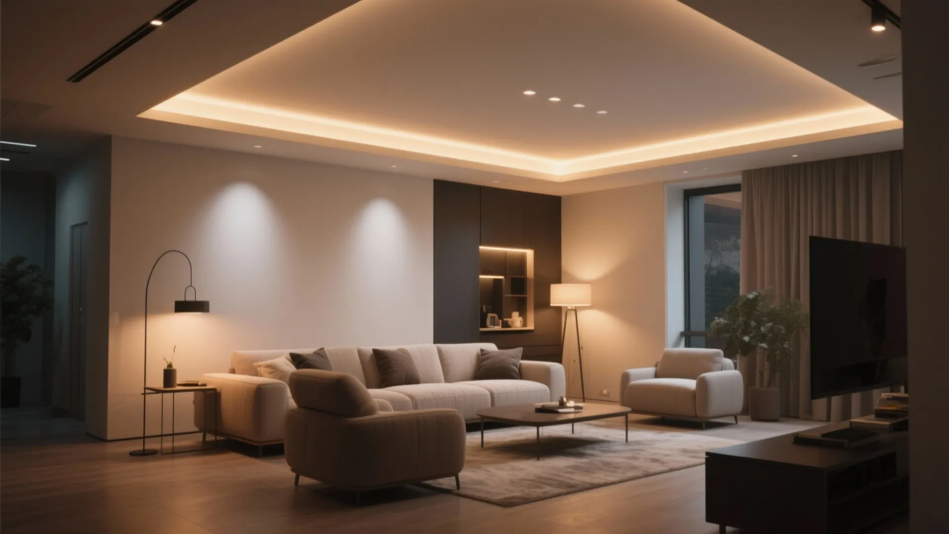 3. Recessed LED Lighting