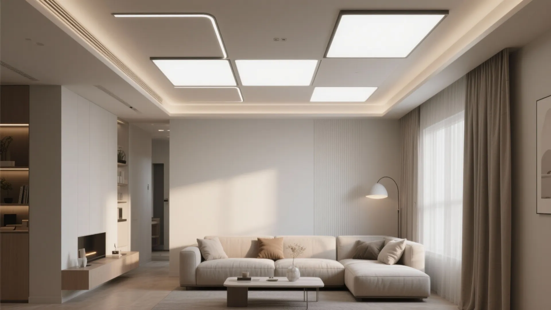 6. Recessed LED Panels
