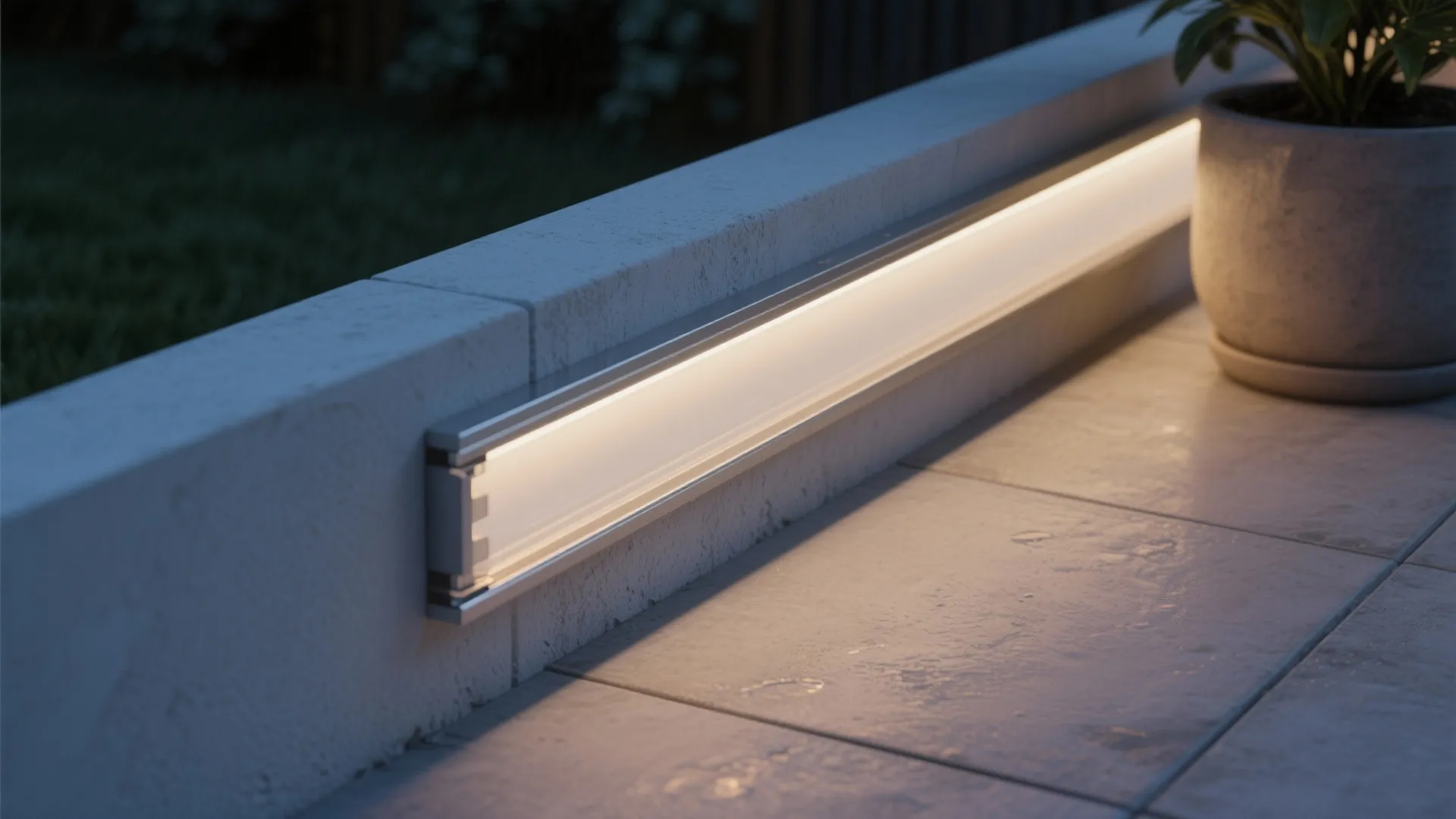 2. Integrated LED Strip in Recess