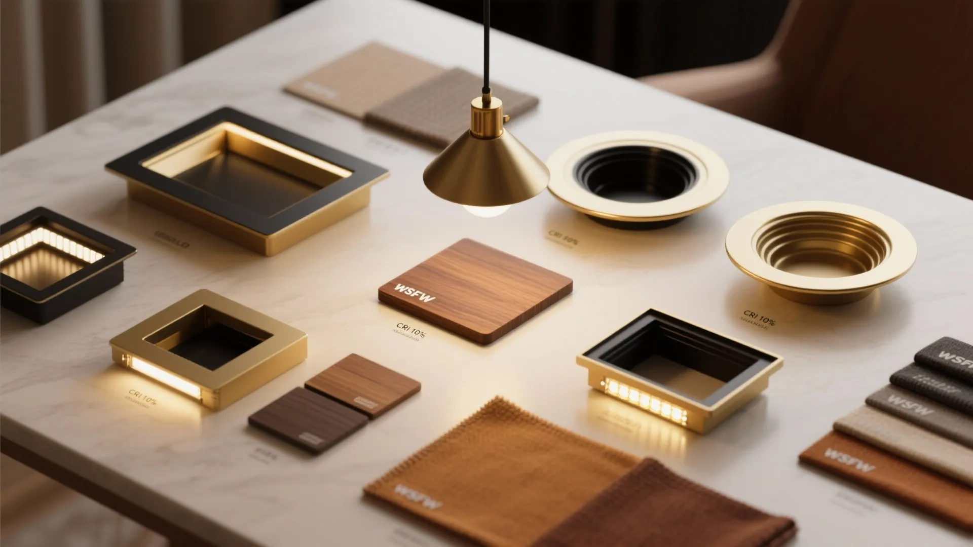 5. Recessed LEDs with retro trims