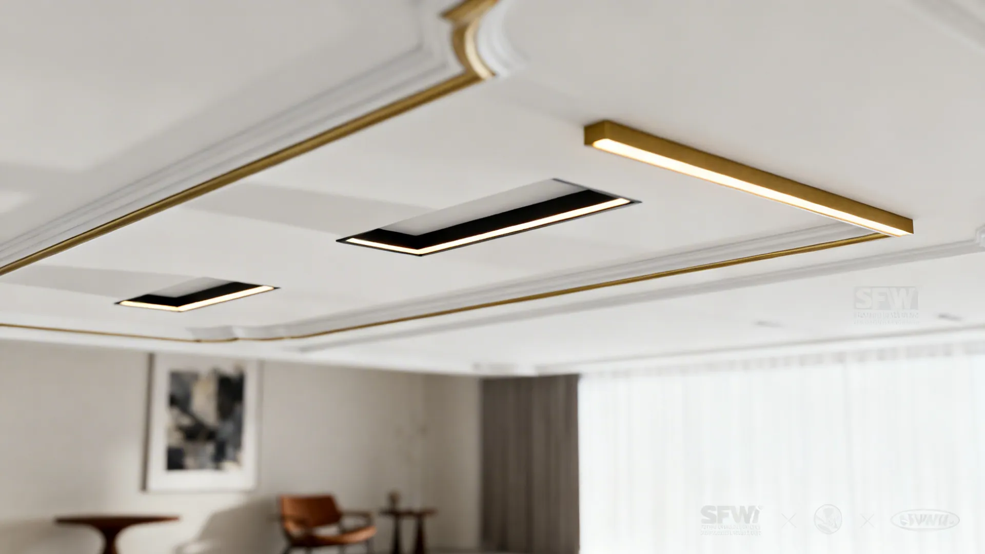 1. Recessed LED with Decorative Trims