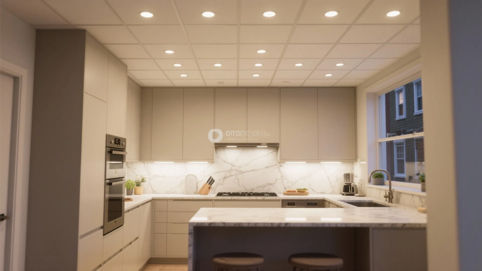 Recessed LEDs for Seamless Brightness