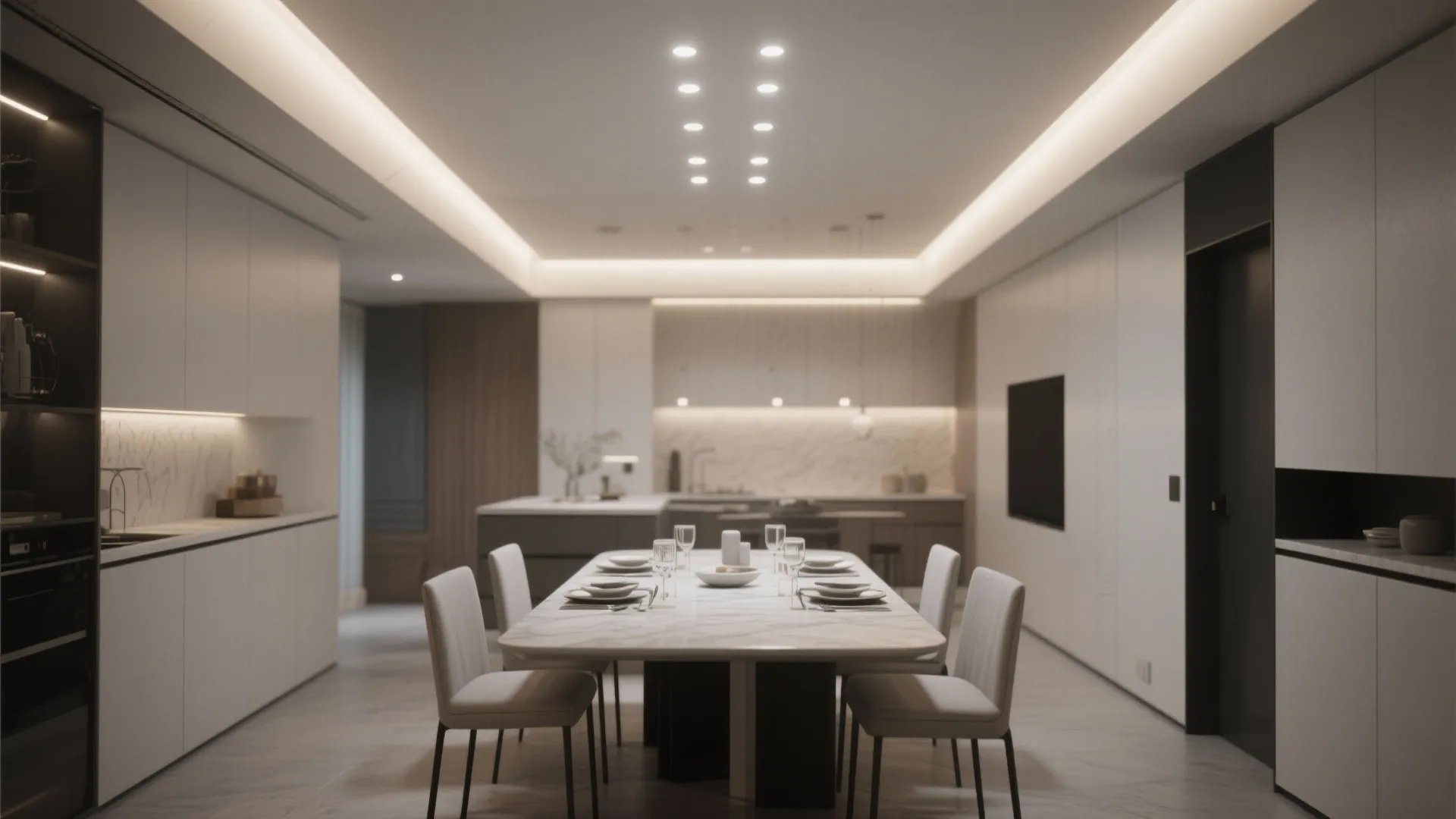 3. Recessed Lighting
