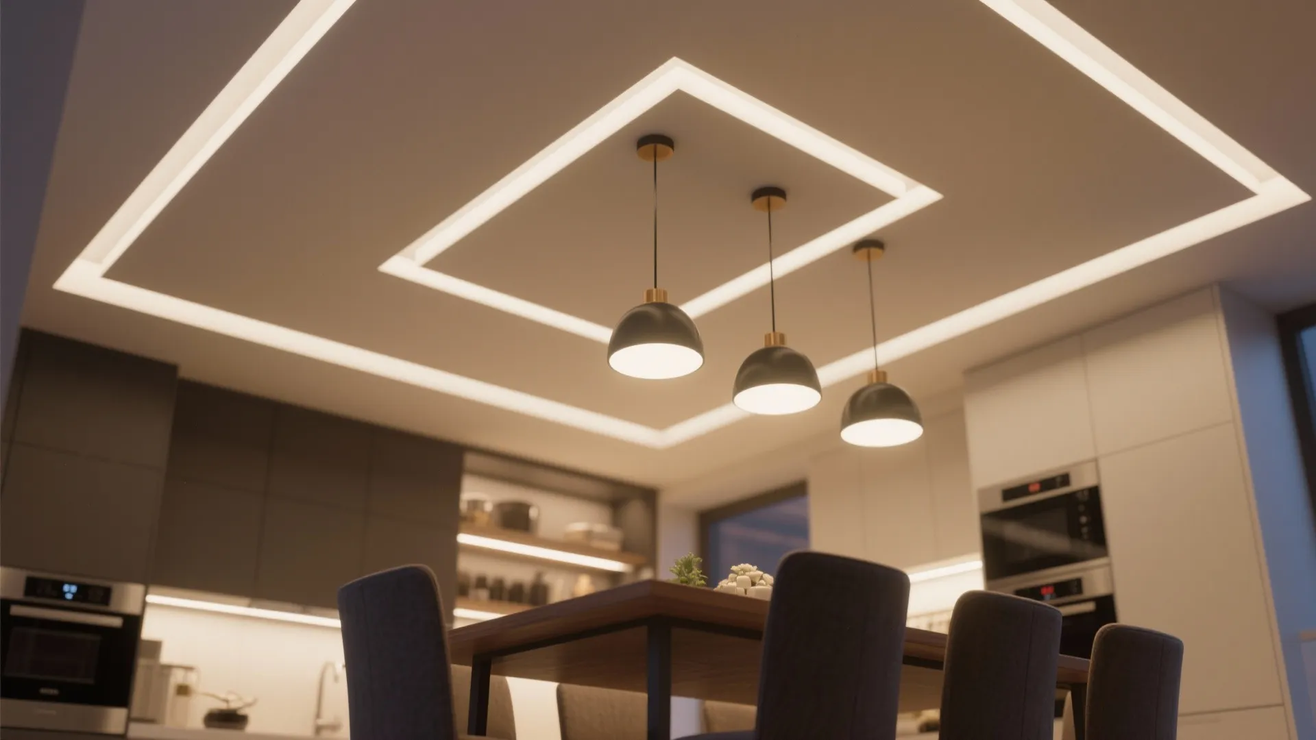 2. Layer with Recessed Lighting