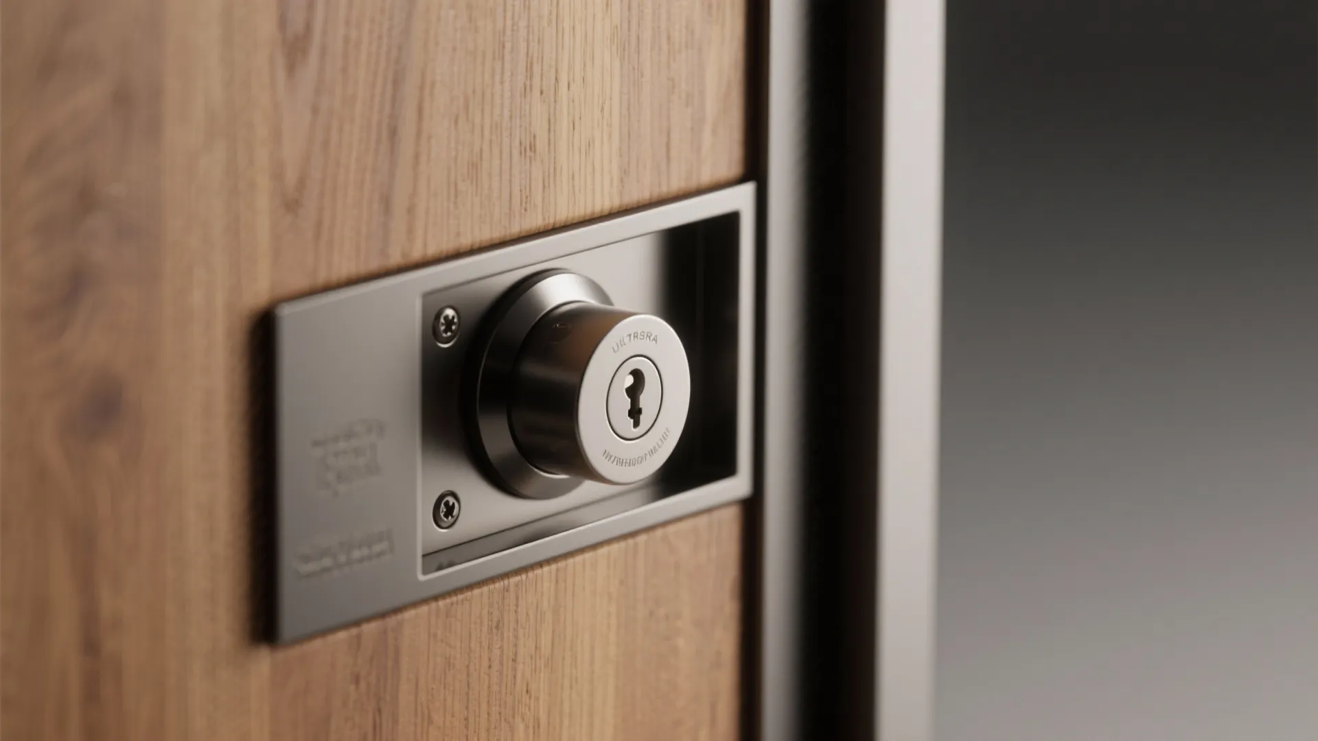 1. Recessed Sliding Pocket Door Lock for a Flush Look