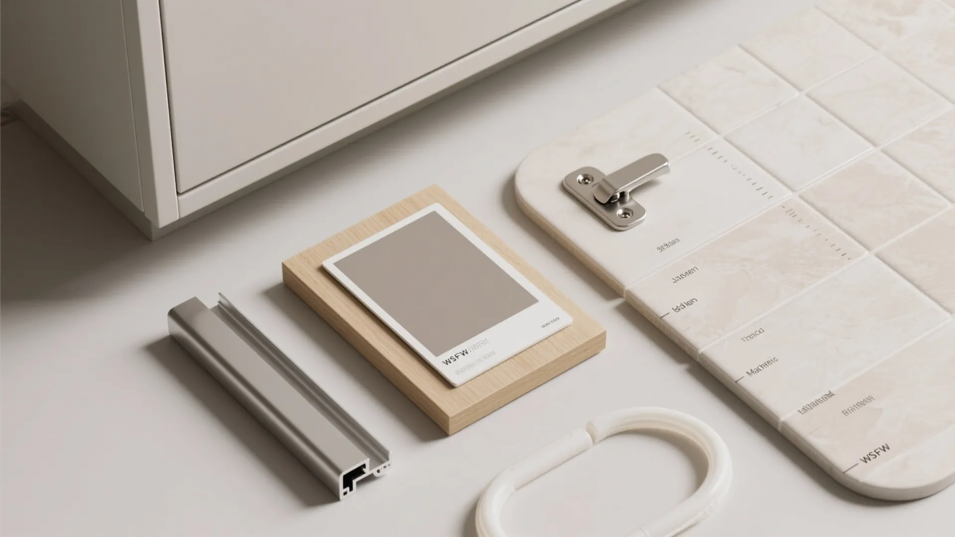 Shallow recessed cabinet over the toilet