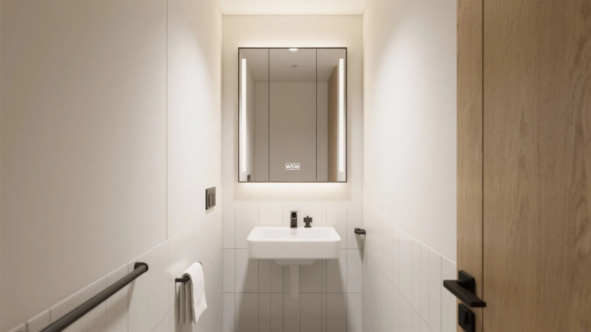 Recessed Mirrored Medicine Cabinet (Flush and Sleek)