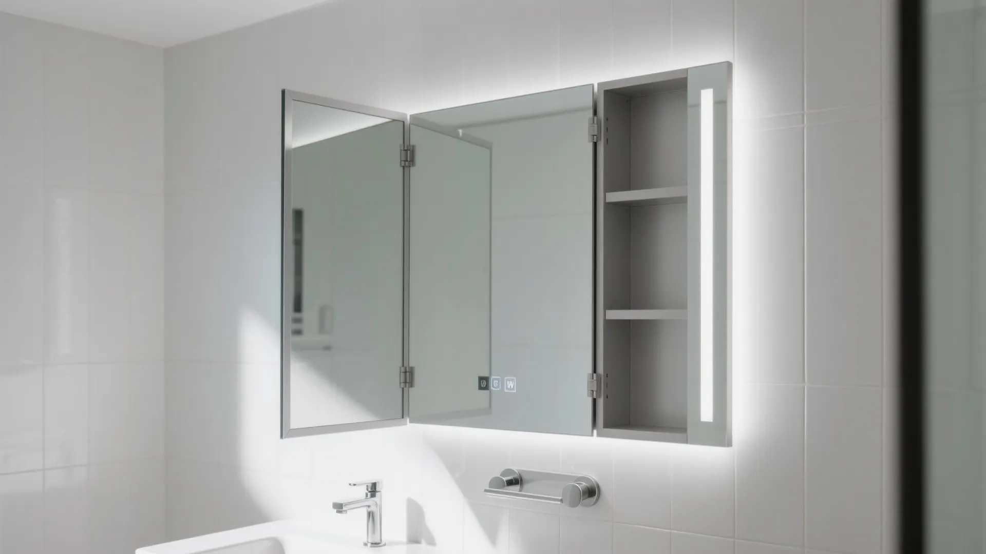 Mirrored Recessed Medicine Cabinets (Slim, Bright, and Built In)