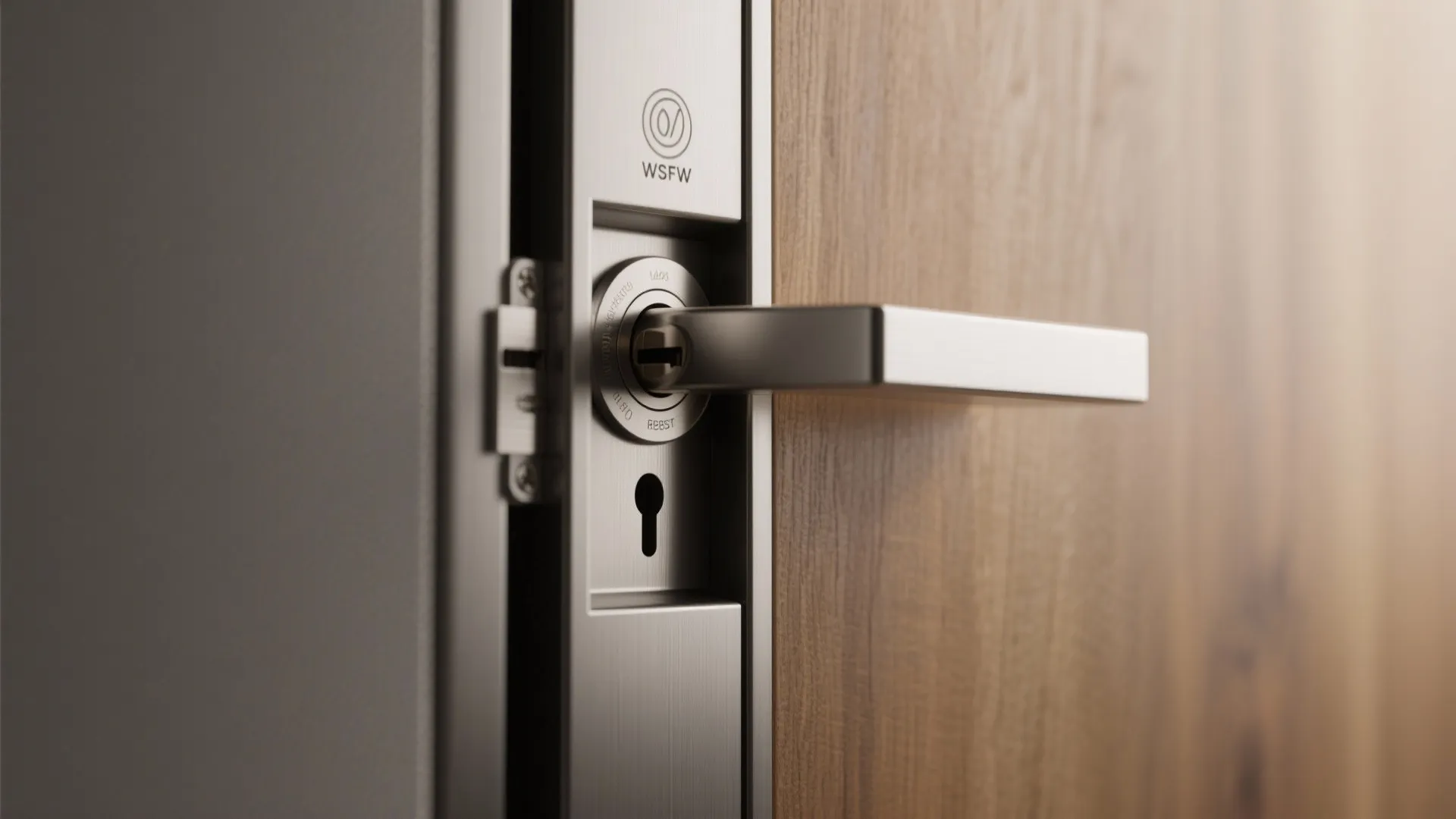 1. Recessed sliding-door mortice lock