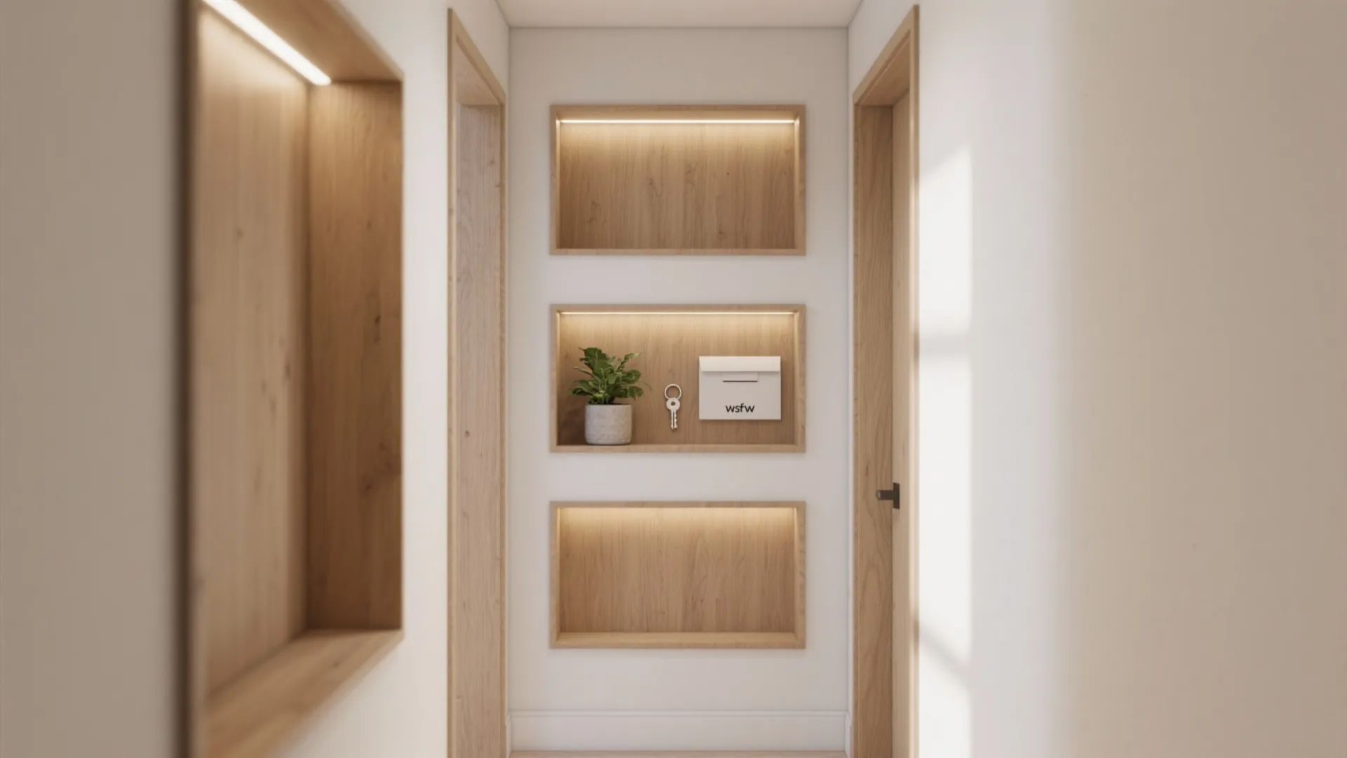 Recessed Niches Between Studs