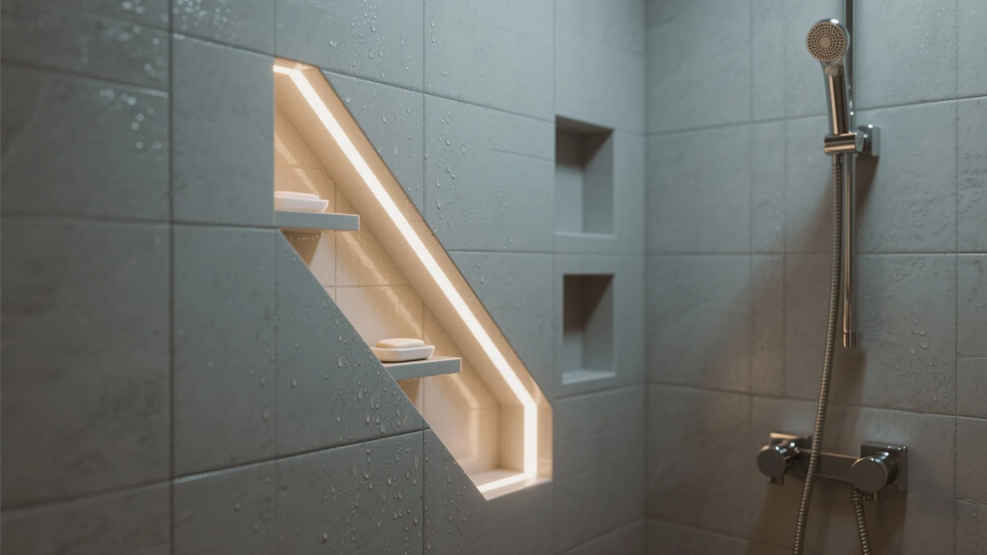 2. Recessed niches and turned edges