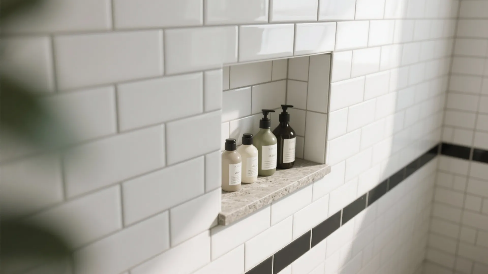 Recessed Niches and Built-in Ledges