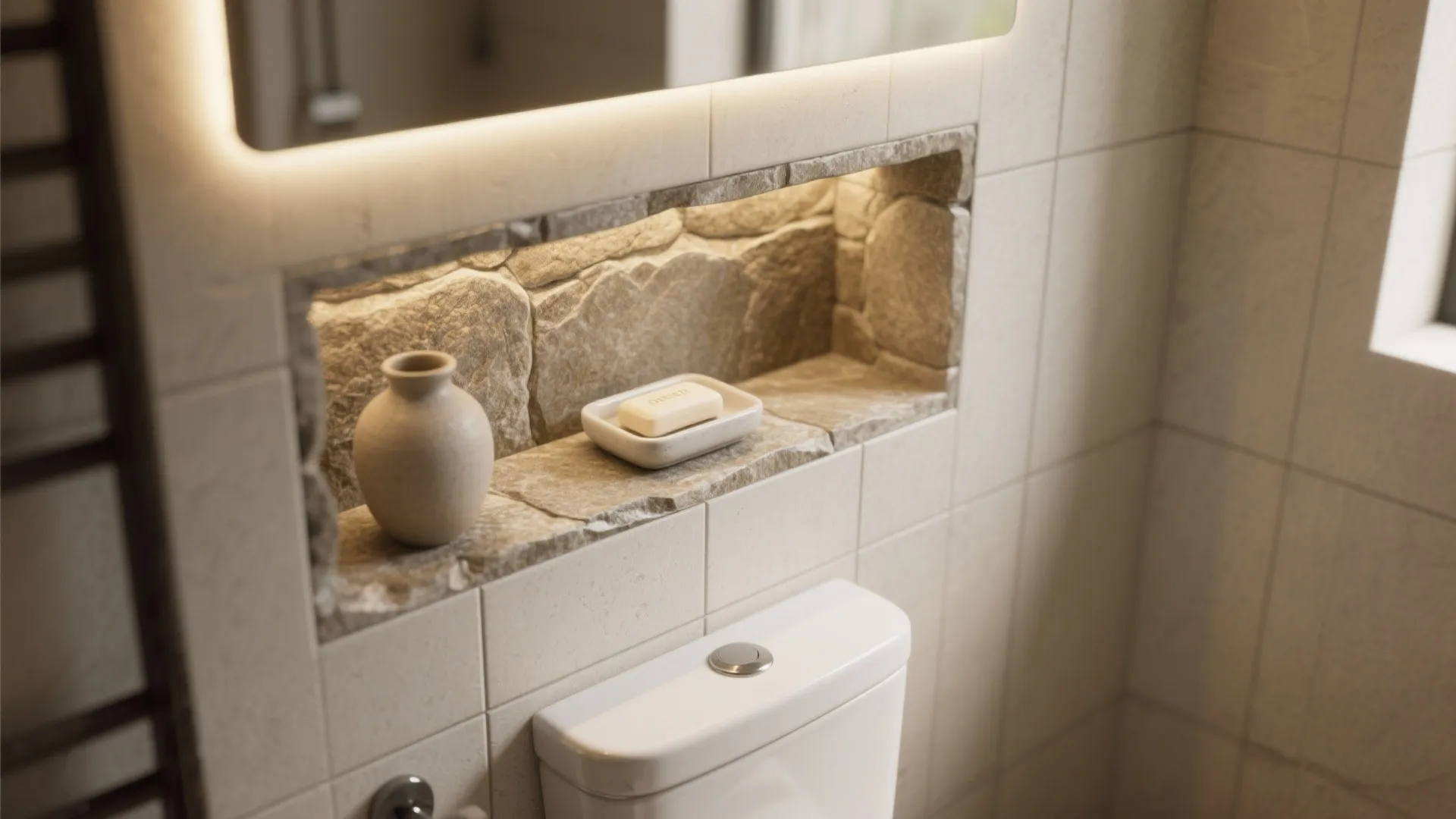 Recessed Niche Table / Built-in Ledge