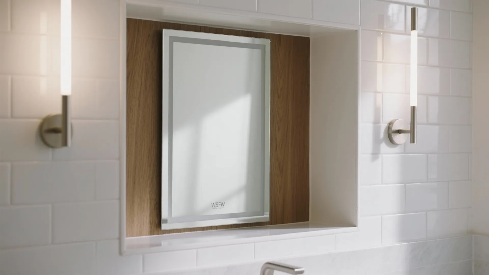 Recessed Mirrored Medicine Cabinet Niche