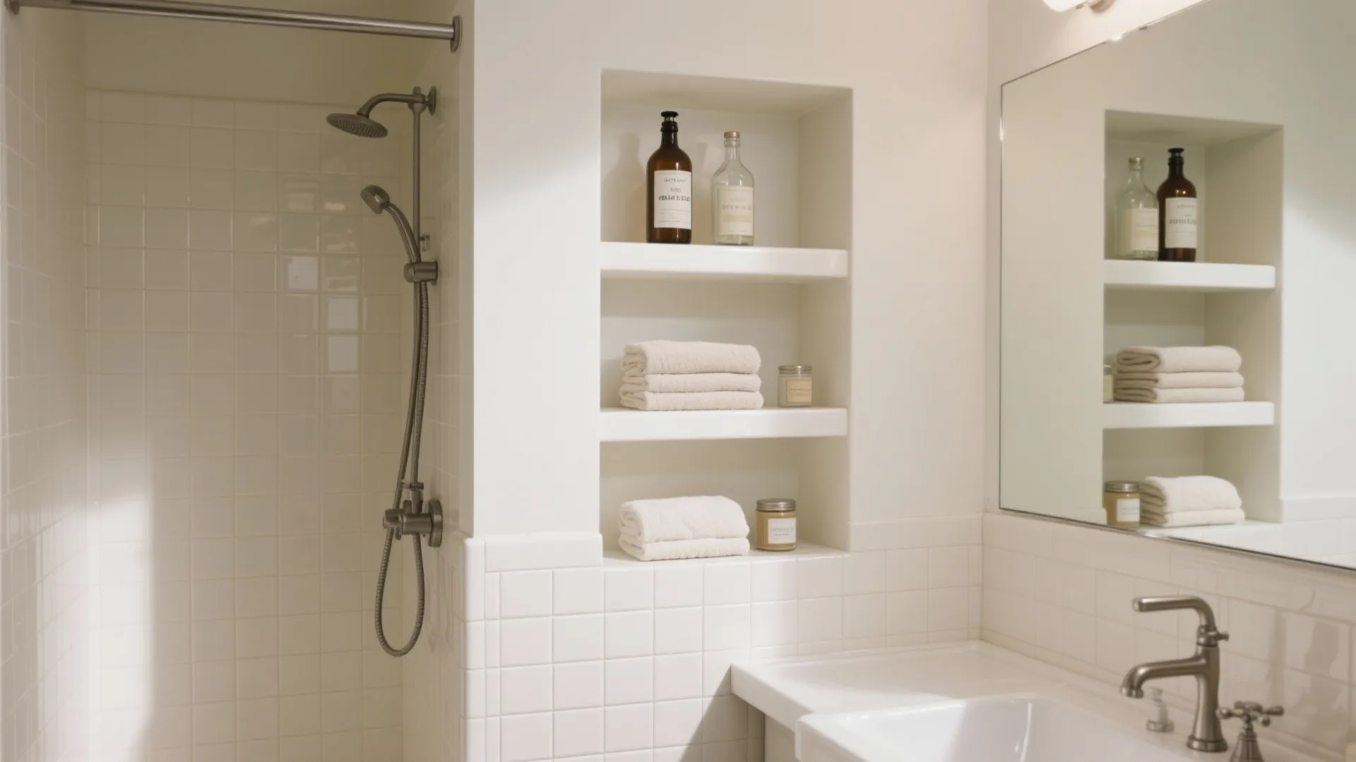 2) Recessed Niches as Built-In Racks