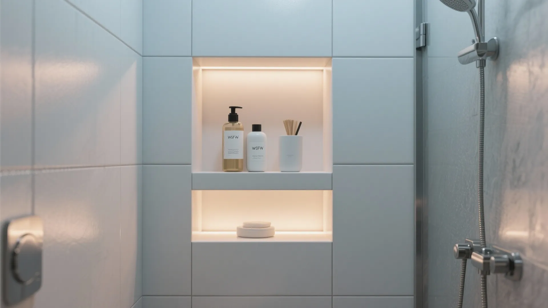 3. Recessed storage niches