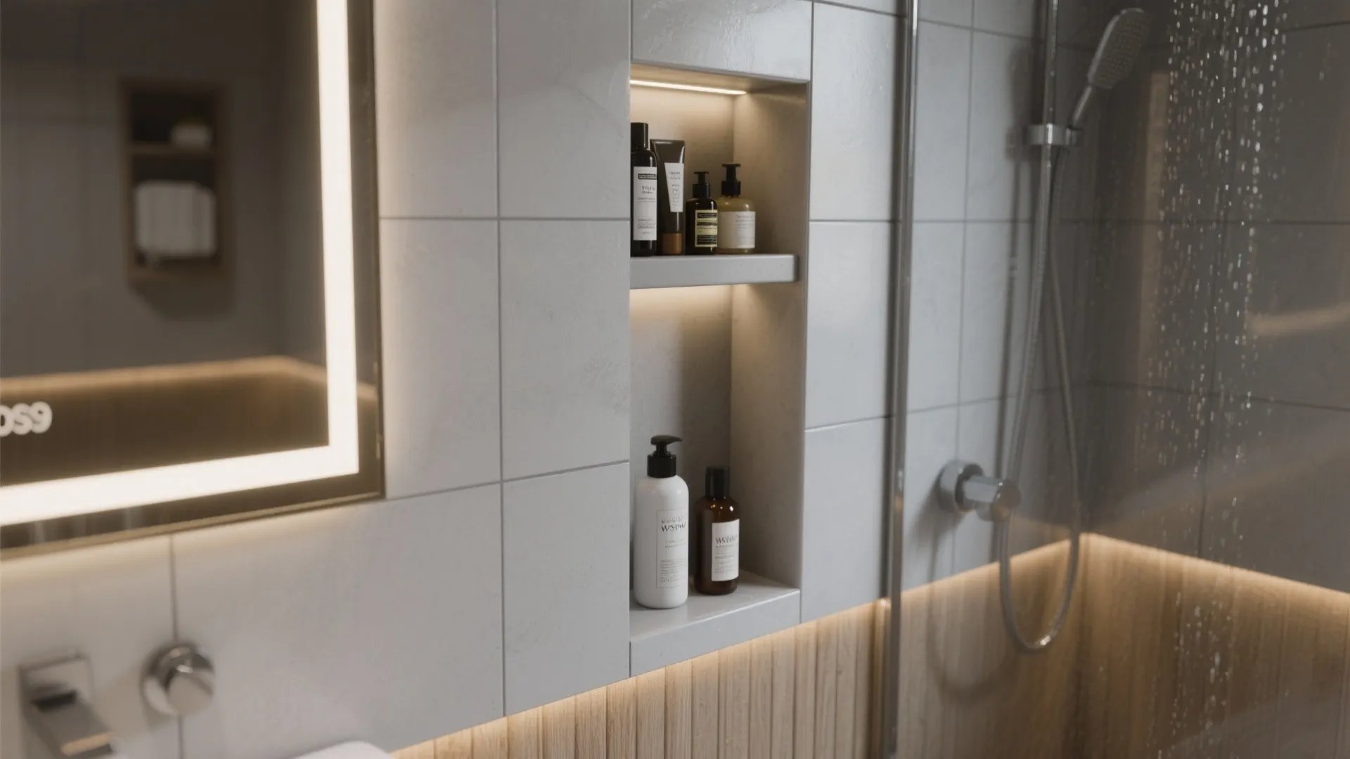 2. Pocket storage and recessed niches