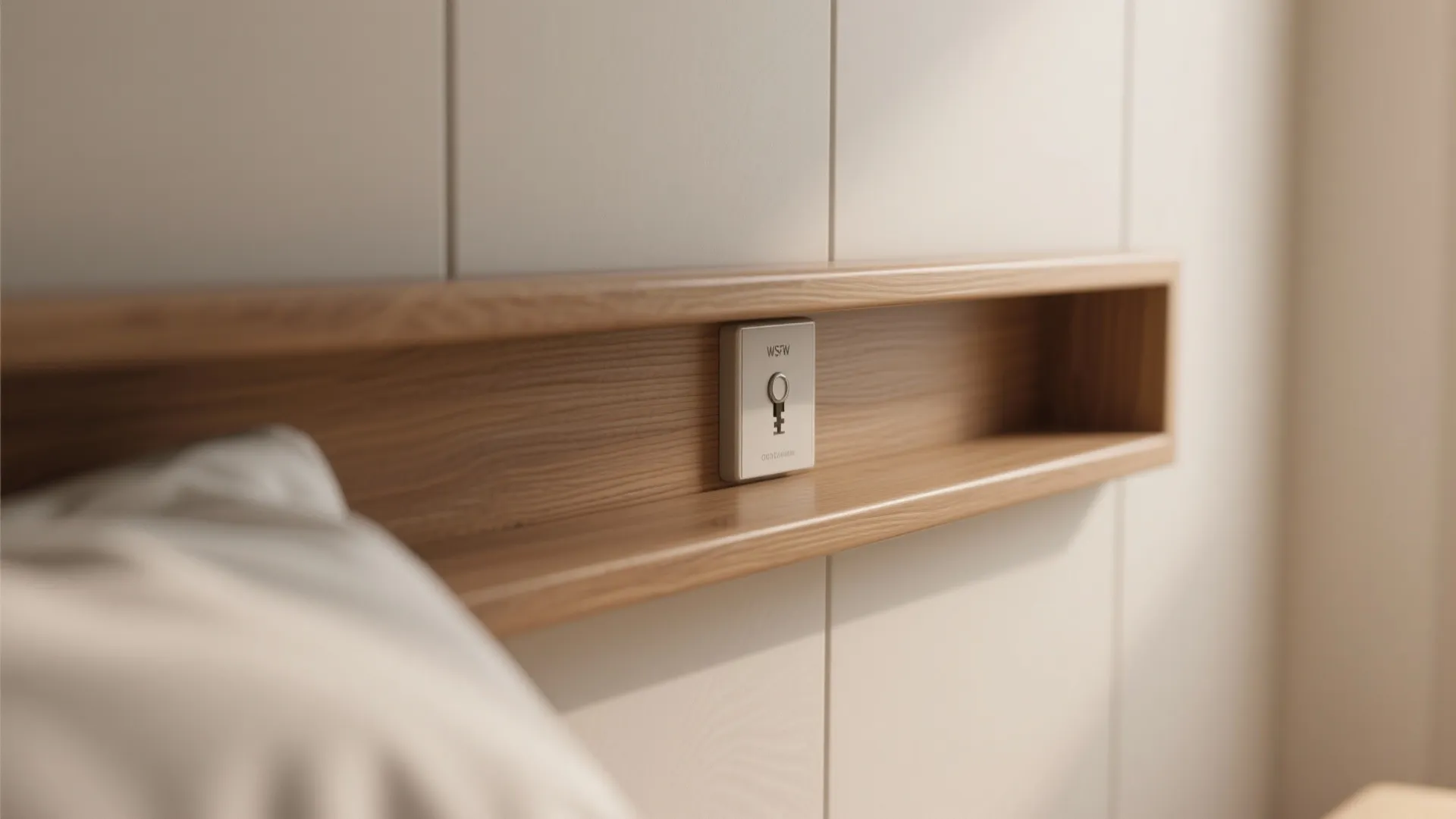 1. Hidden panel at eye level