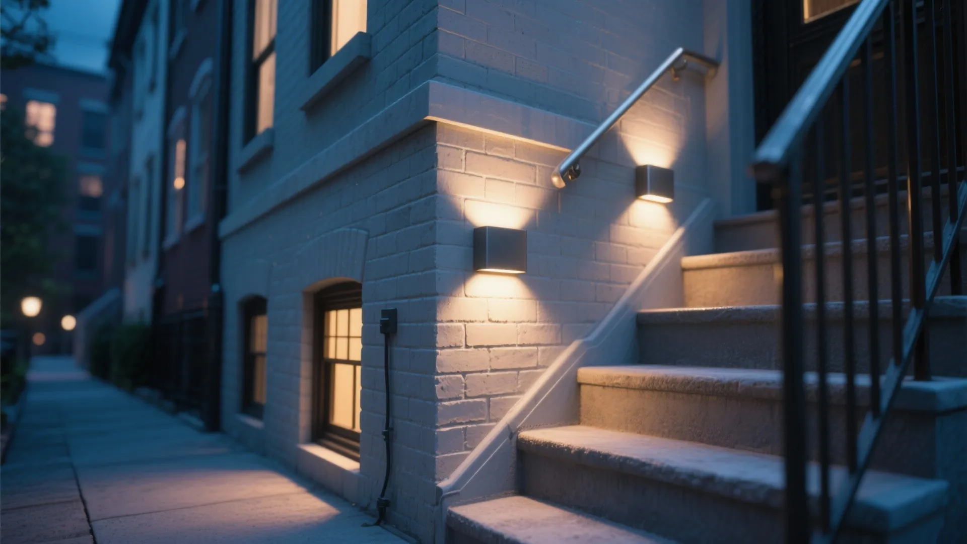 5. Recessed Wall Lights for Pathways