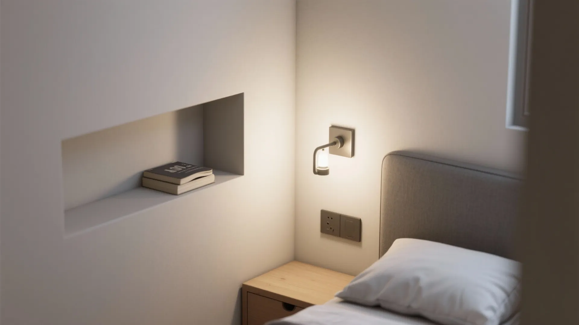 3. Recessed mounting plate to maximize clearance