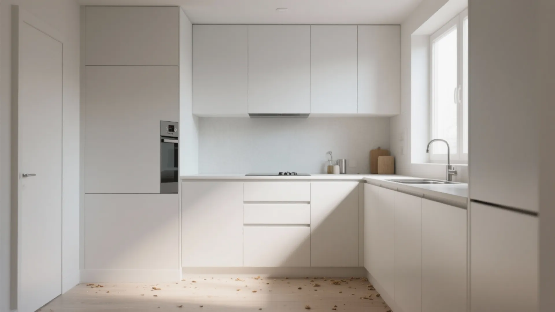 4. Recessed Pulls for Seamless Minimalism