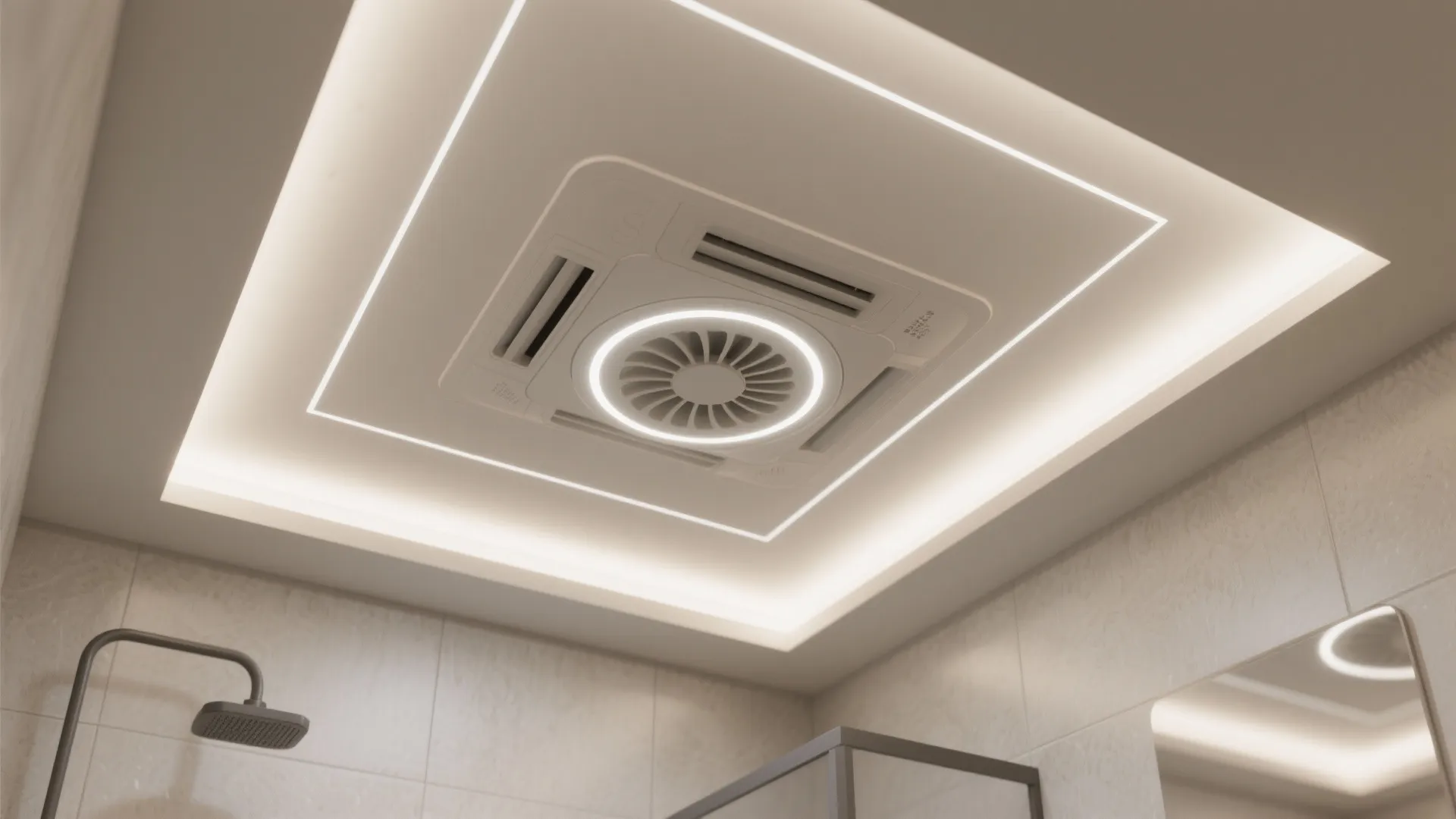 Tip 4: Recessed Lighting Ring around Fan
