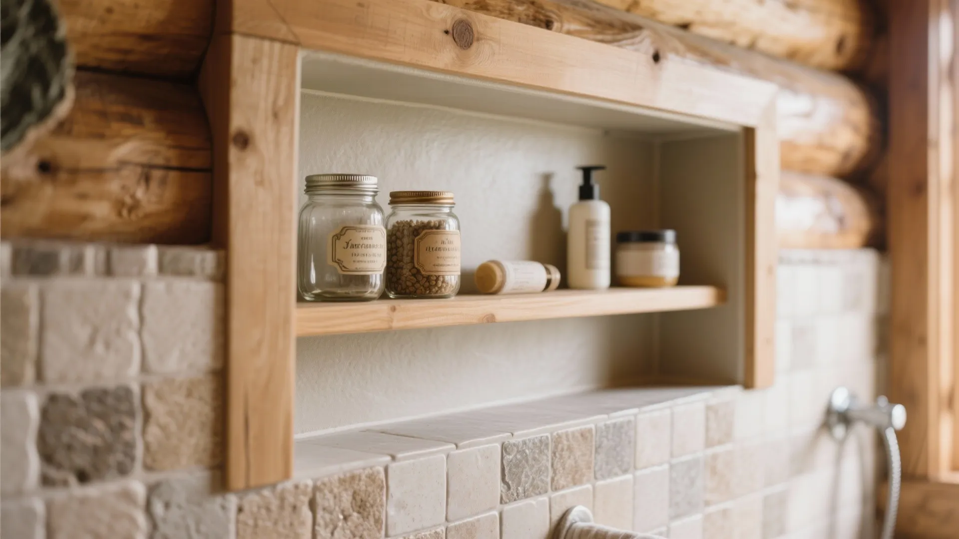 6. Built-In Recessed Shelves