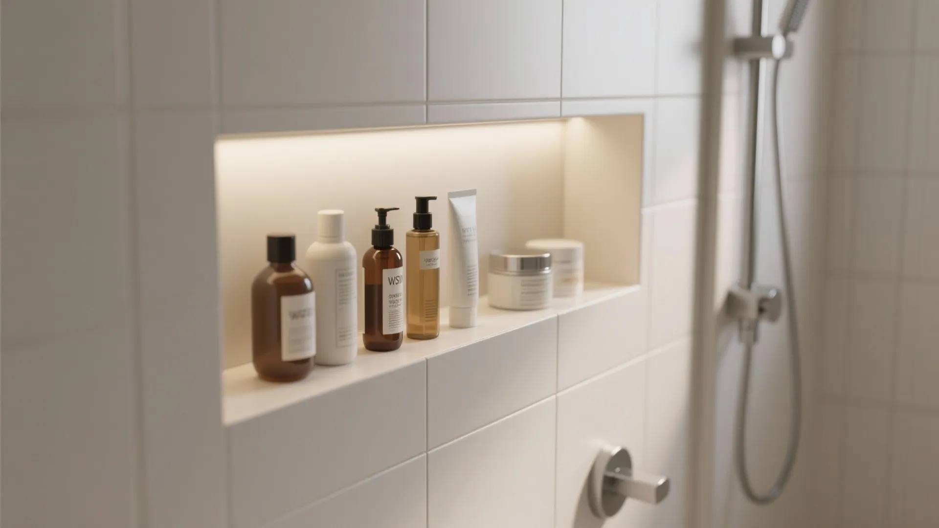 7. Recessed Shelving