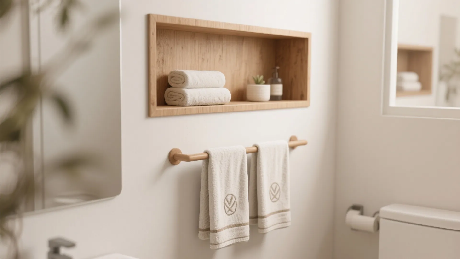 5. Recessed Shelf with Rod