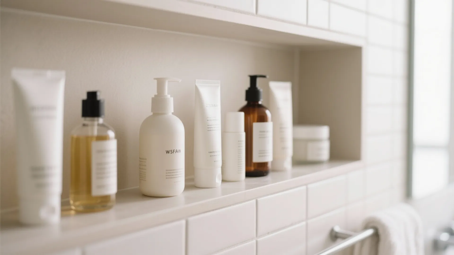 4. Recessed shelving