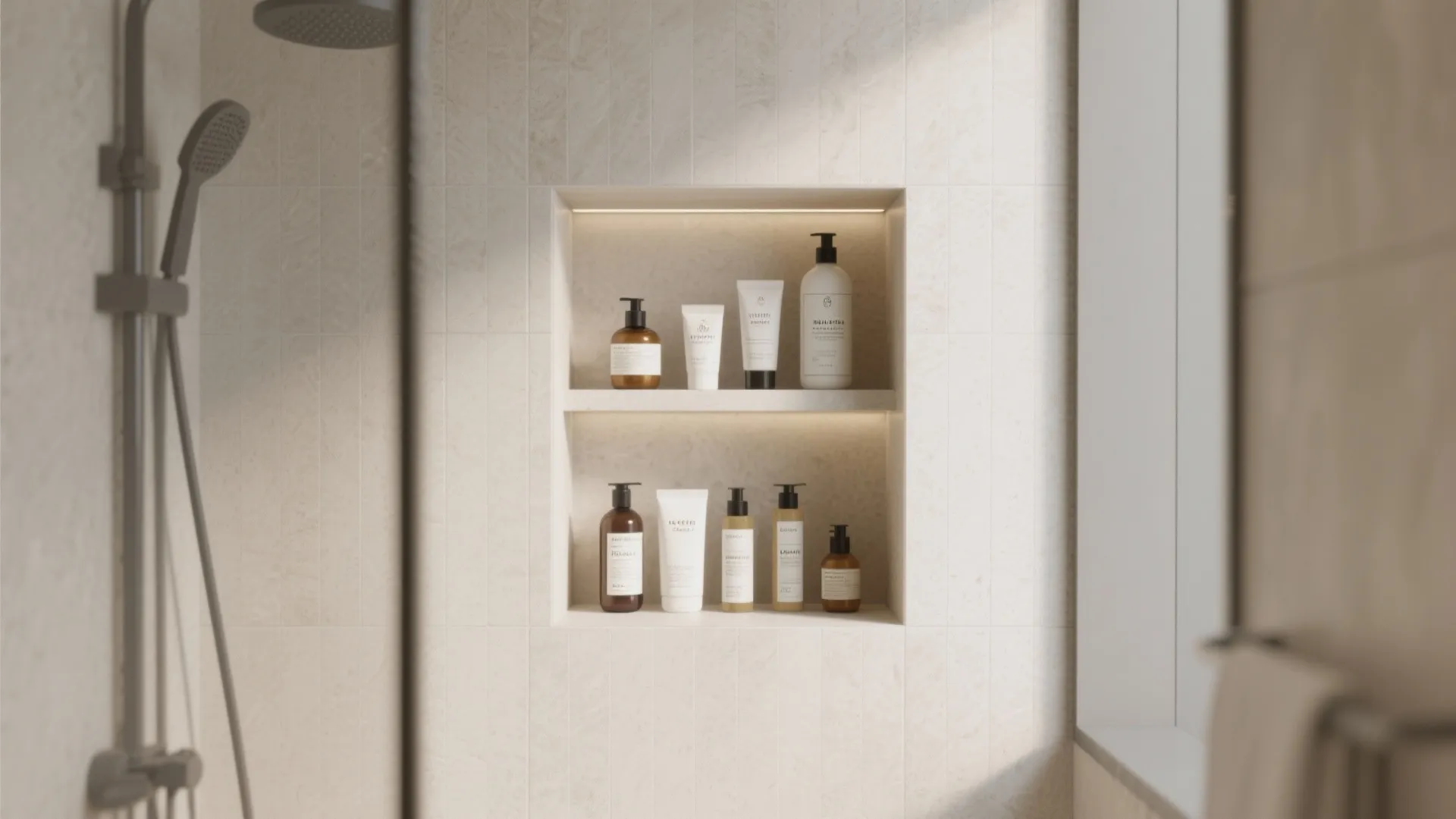 4. Recessed Shower Niche