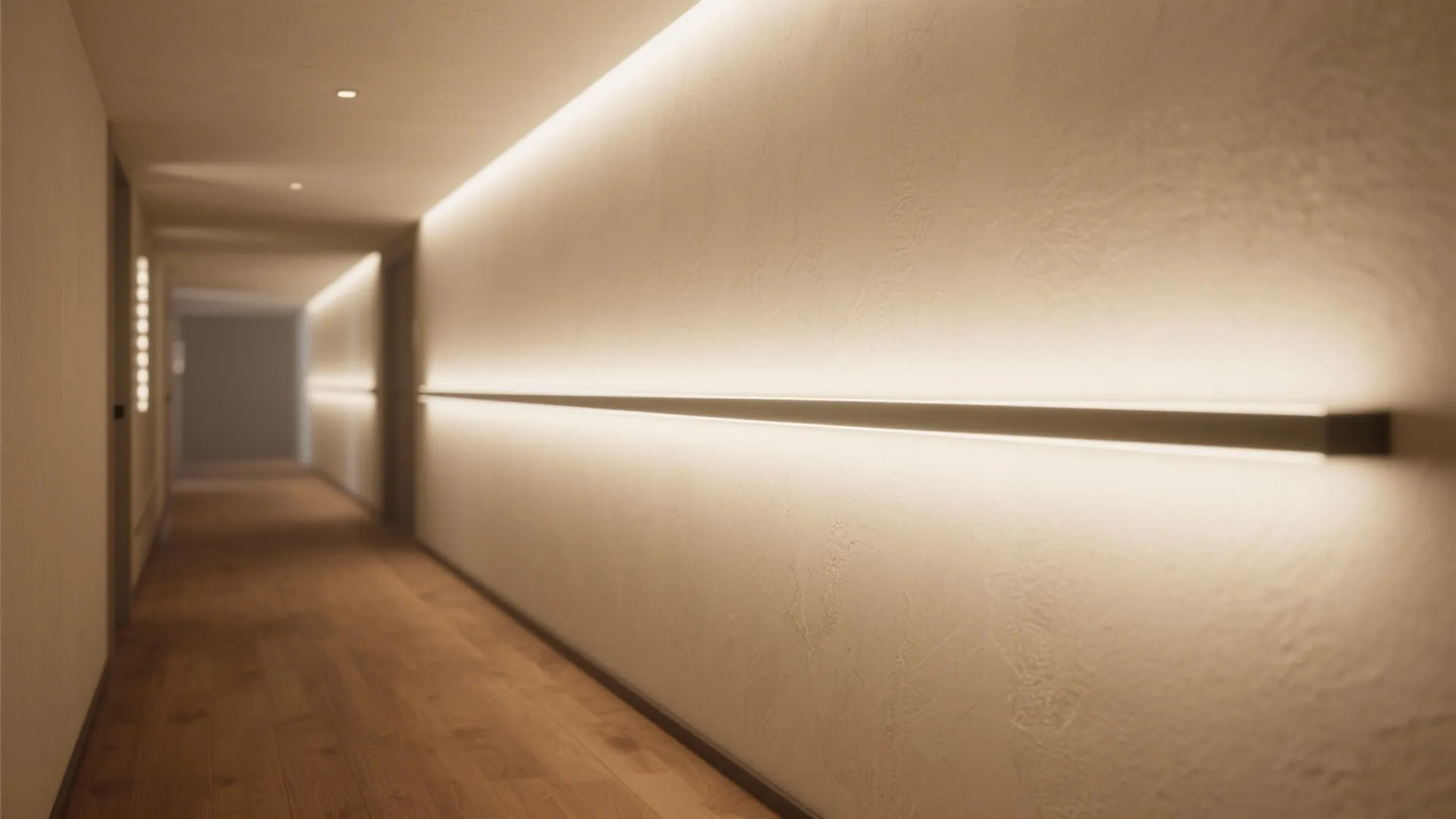 1. Slim linear wall washers for tight corridors