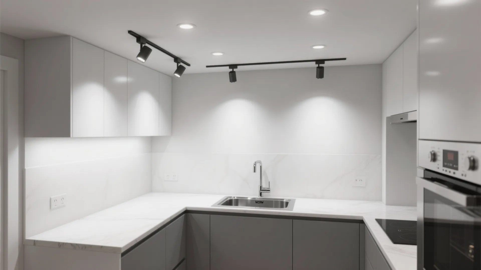 3. Recessed Spotlights