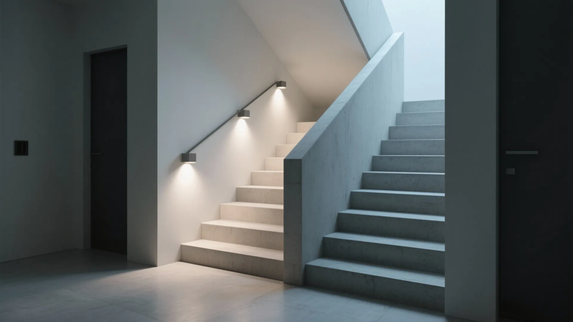 5. Recessed Wall Spotlights for Staircases and Narrow Alcoves