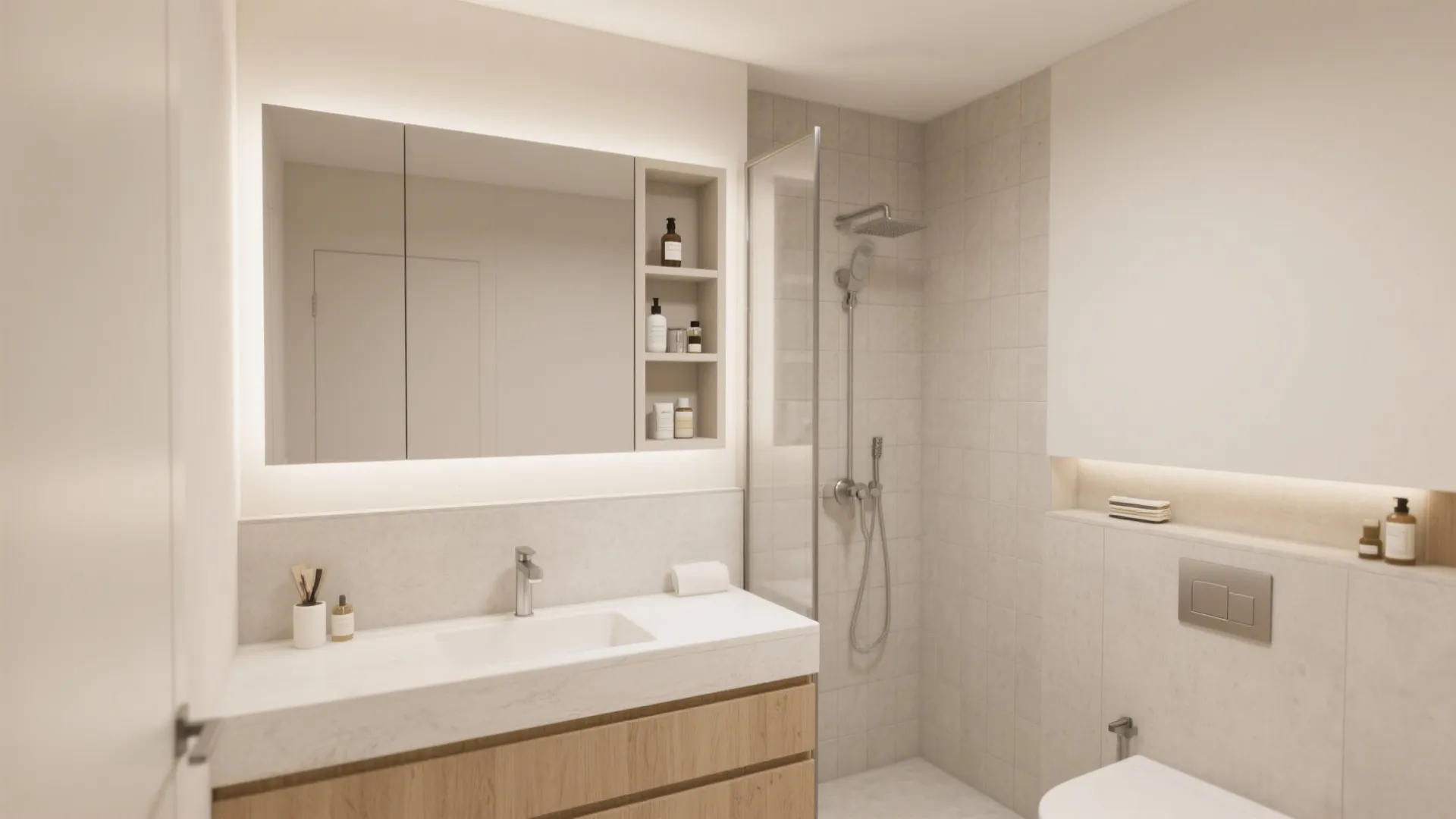 Minimalist storage that looks clean but works hard