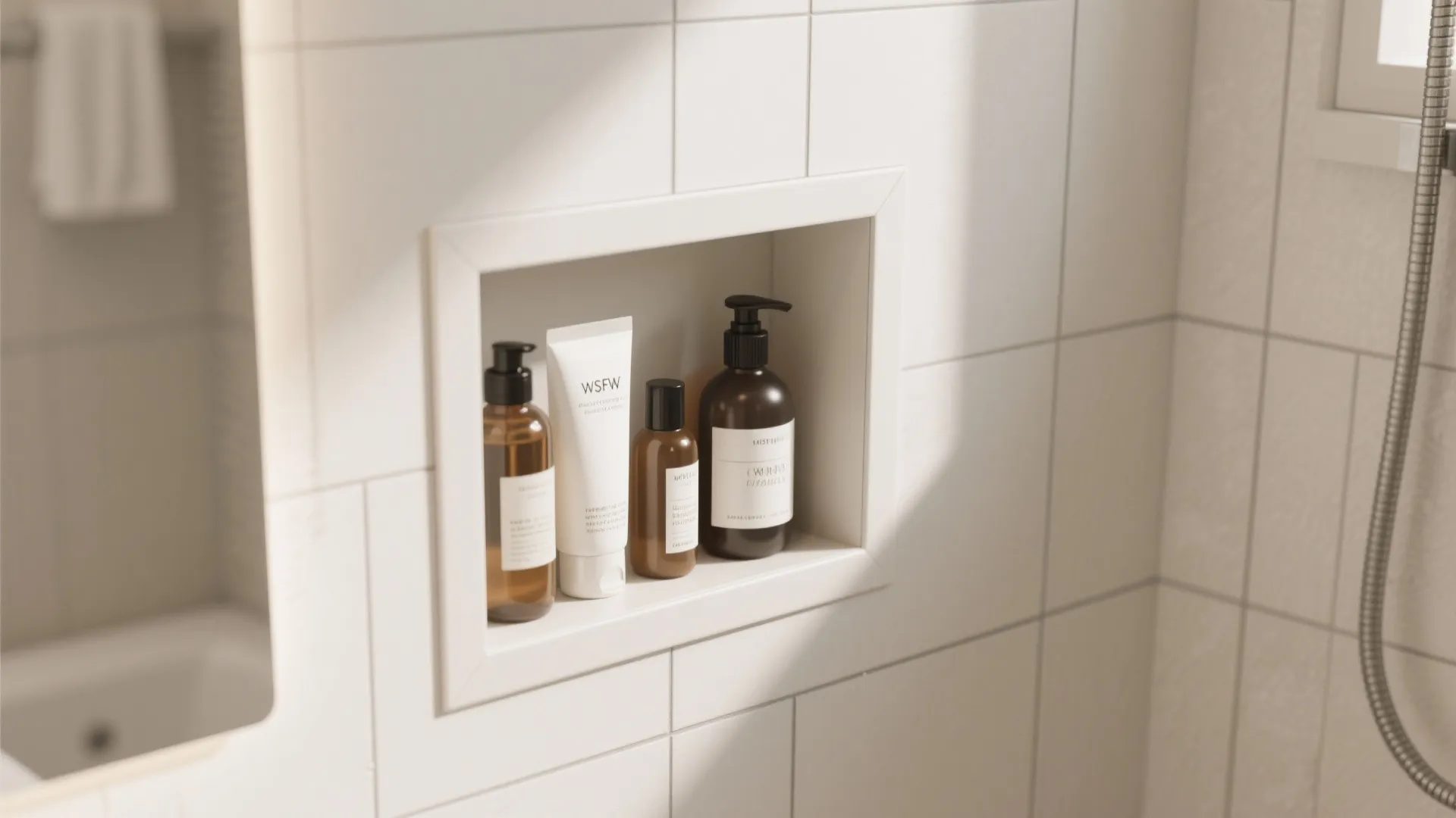 7. Recessed Storage Niches