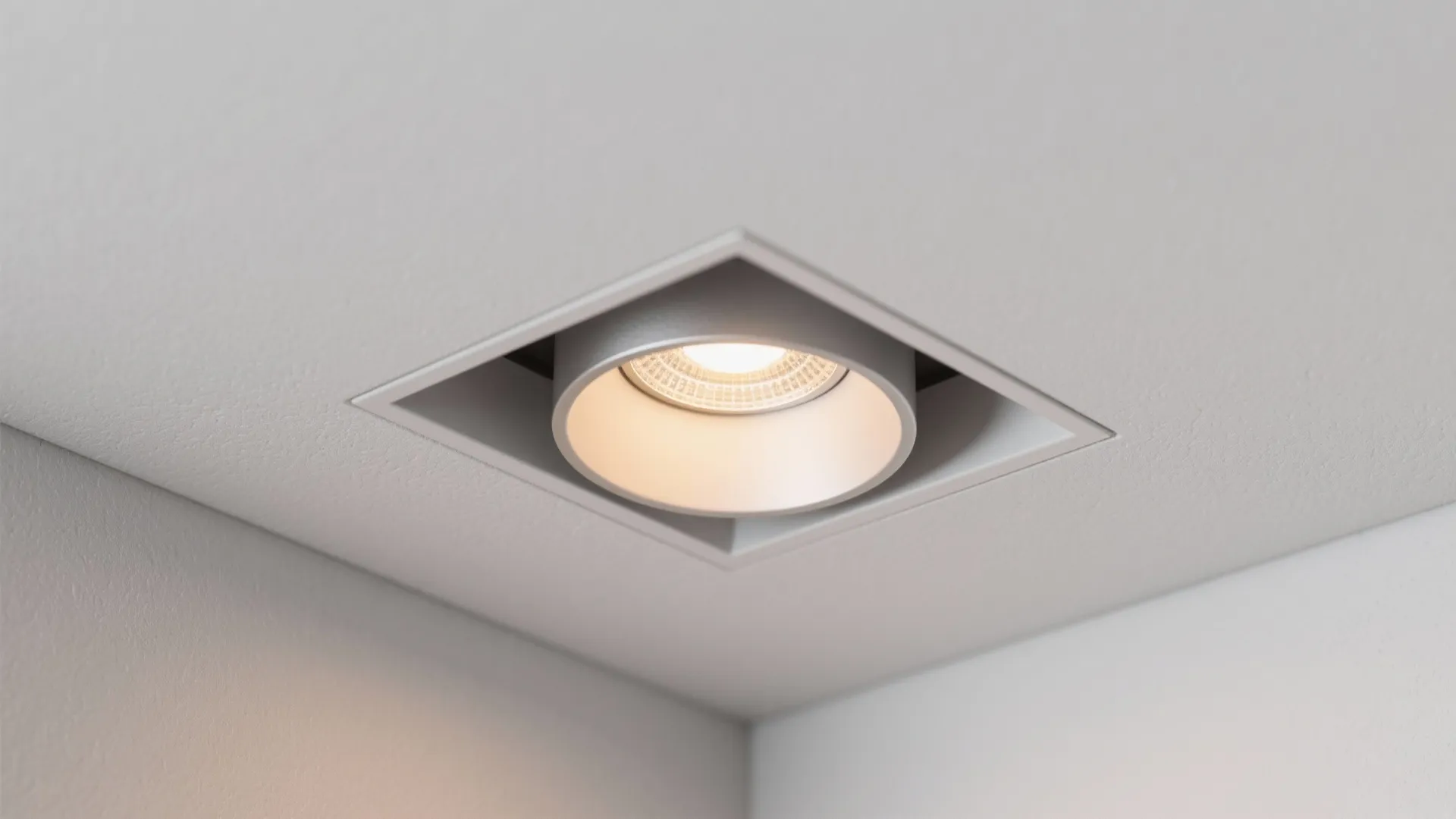 Minimal trim recessed lighting
