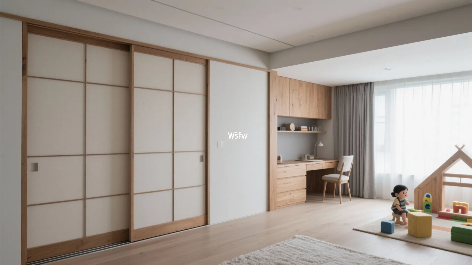 可変する個室：ワーク＋キッズの二刀流を“引戸”で切り替える（东京小户型の知恵）