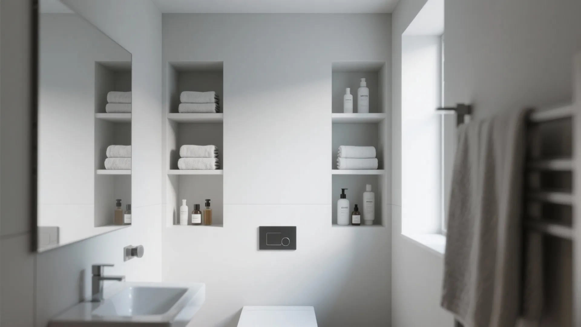 10. Recessed Wall Storage