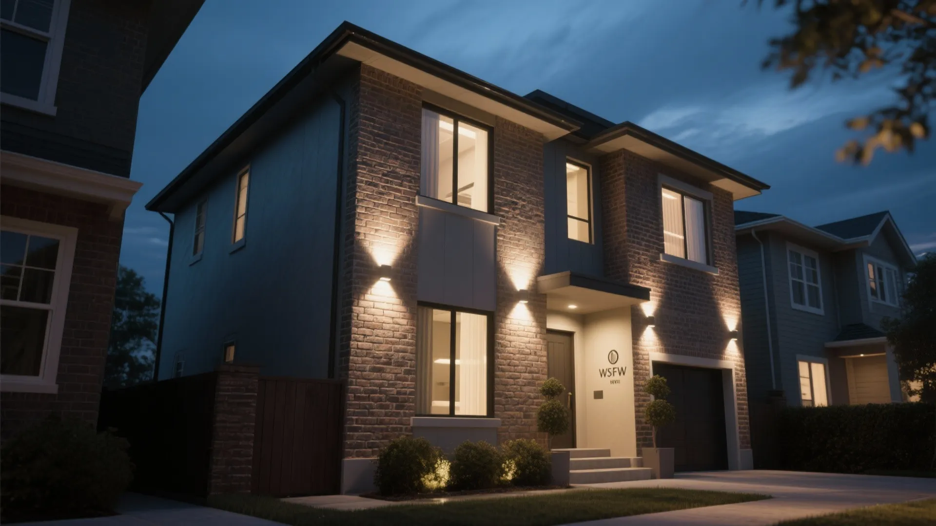 2. Recessed Wall Washers for Subtle Drama