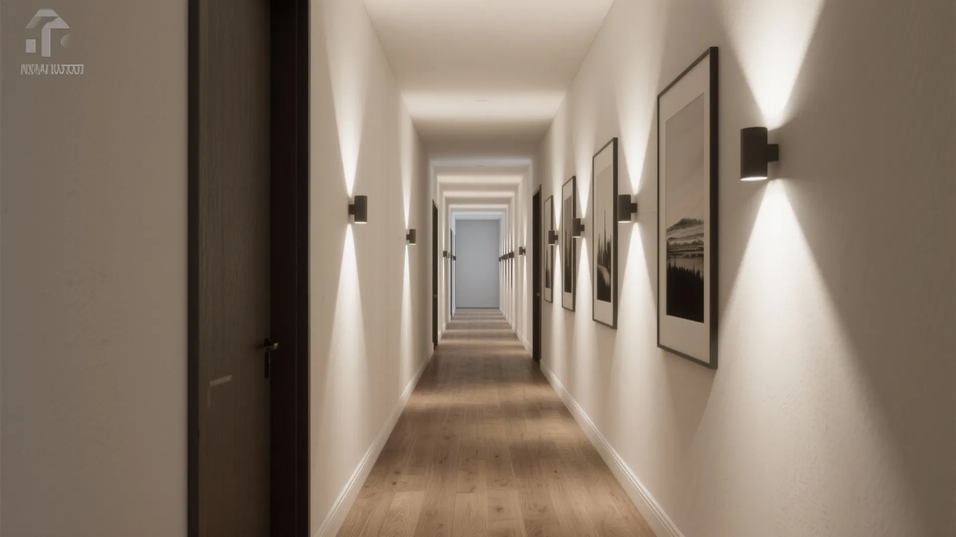 2. Recessed Wall Washers to Expand Perception