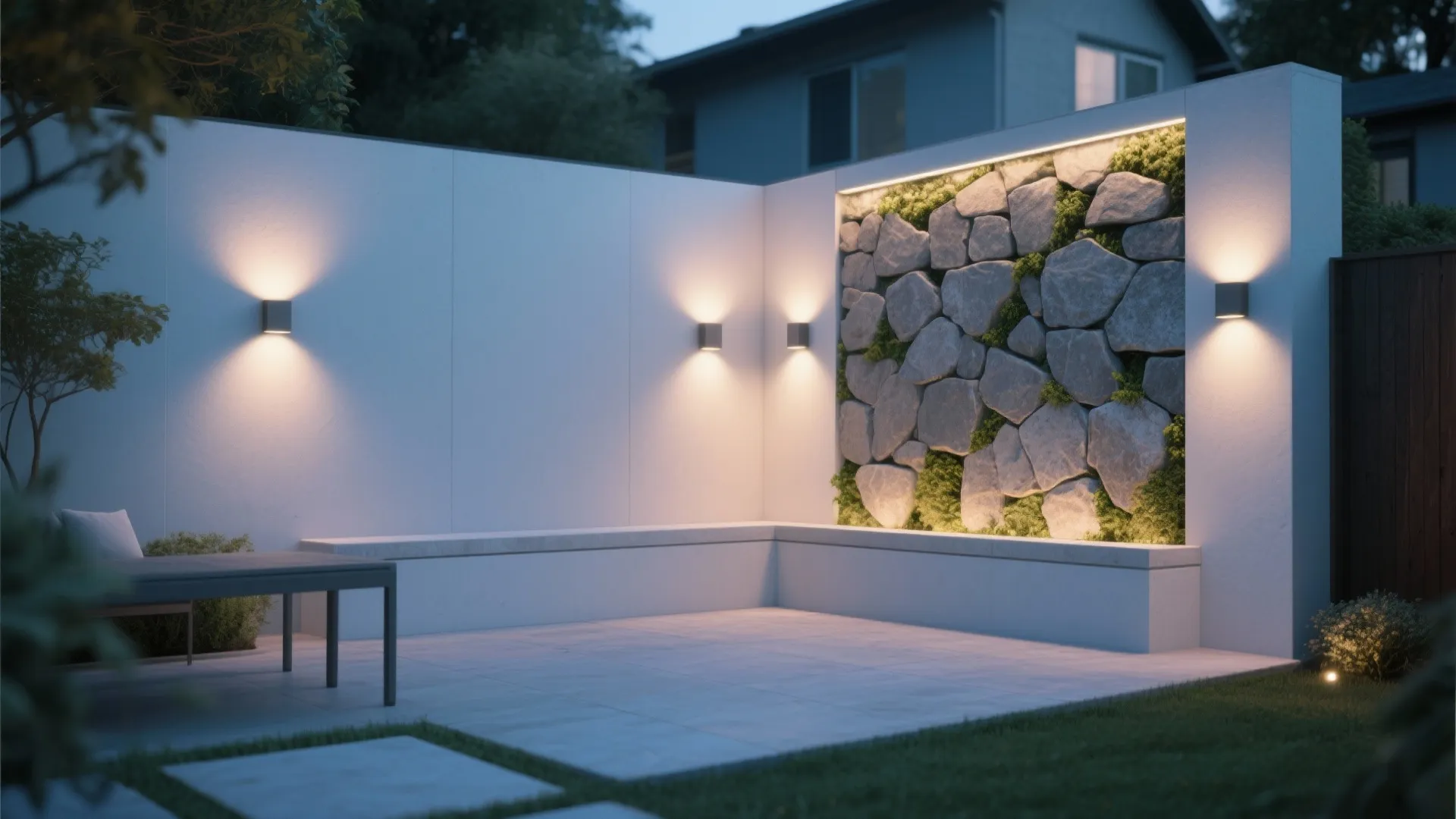 2. Recessed Wall Washers to Highlight Surfaces