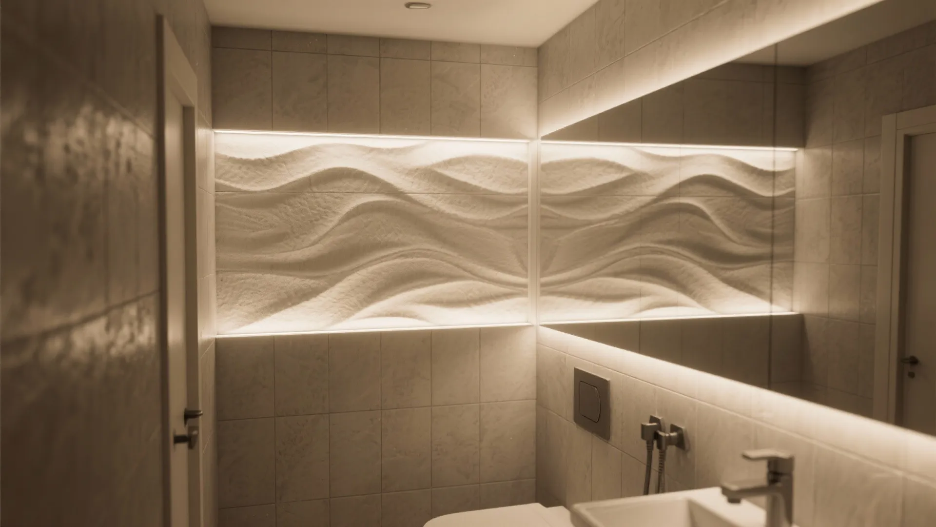 2. Recessed Wall Washers to Open Up Walls