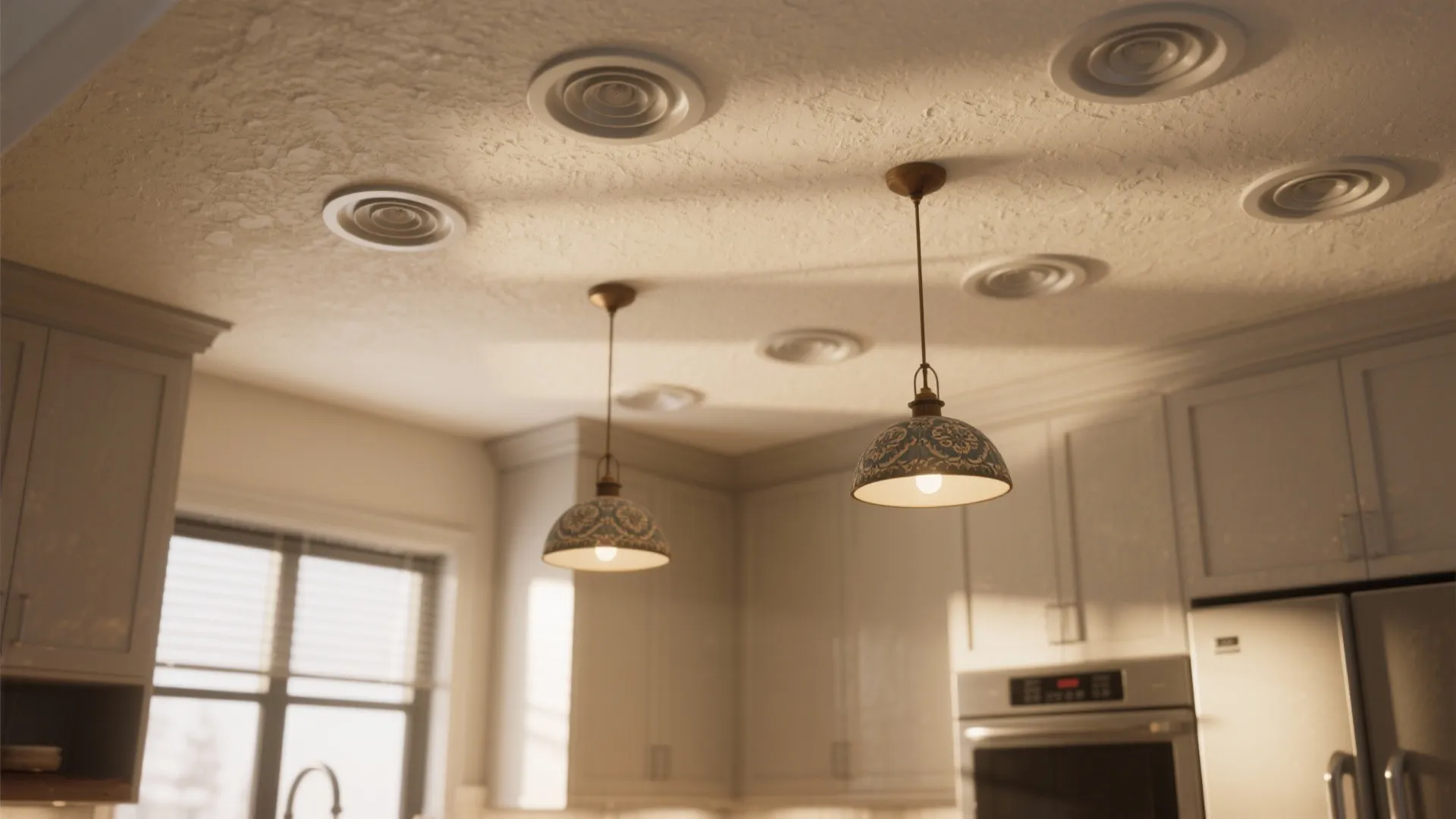 4. Recessed Cluster with Pendant Accents