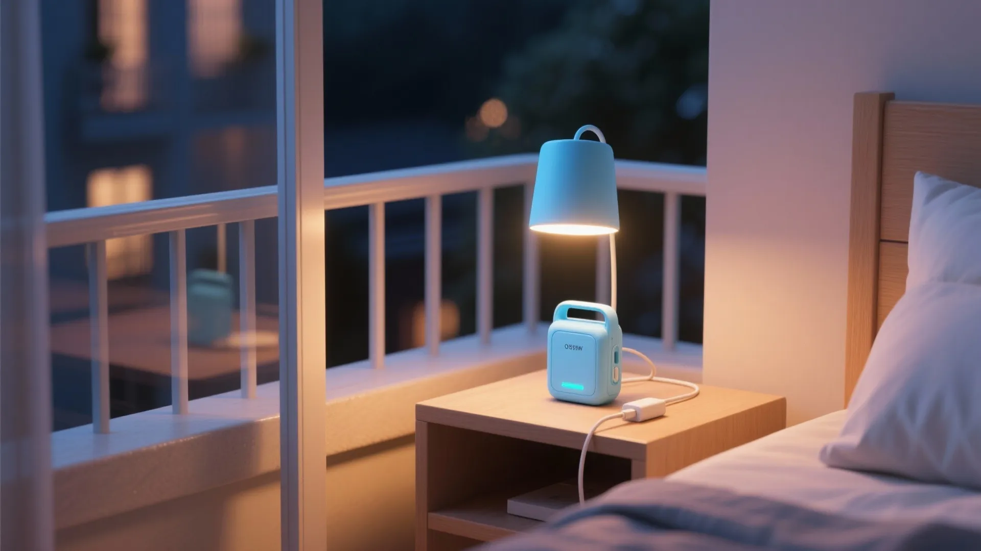 5. Rechargeable LED Lamp with Dimmable Warmth