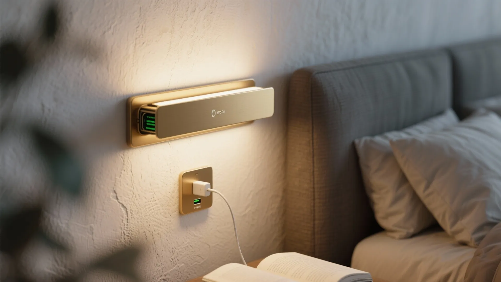 1. Rechargeable LED Slim Sconces