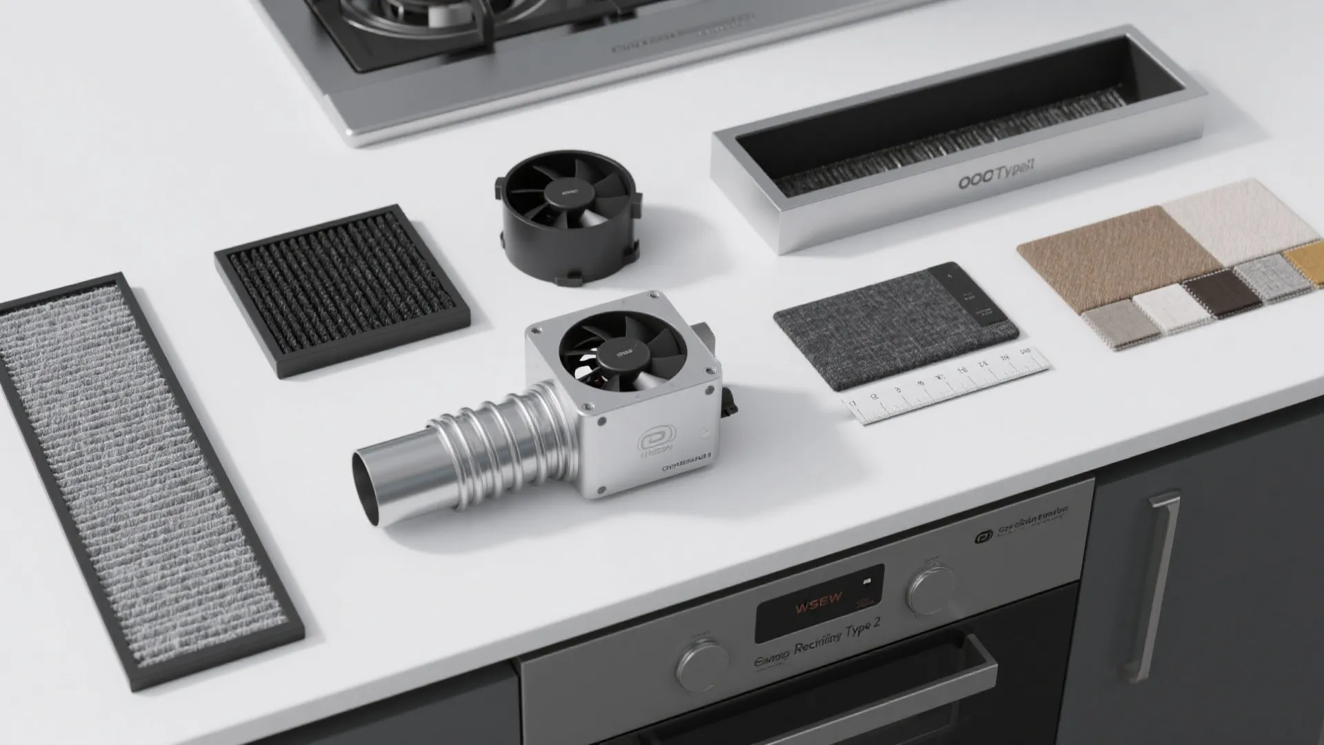 3. Compact recirculating Type 2 hood with charcoal filters